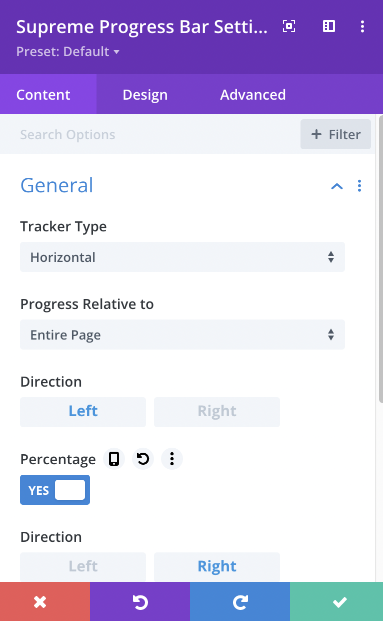 Divi Supreme Progress Bar Module | CEC